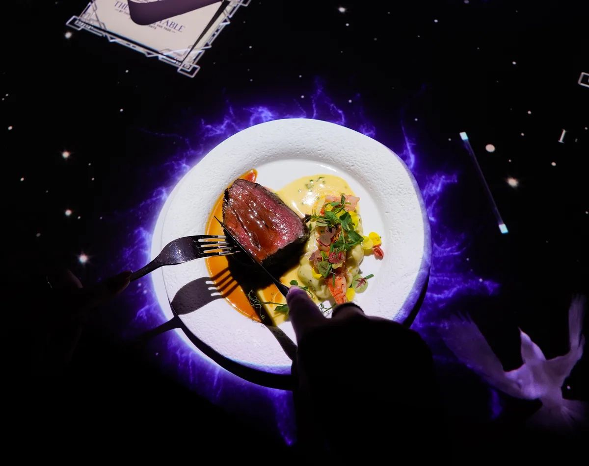 The Magic Table Bangkok — fine dining course with visual storytelling