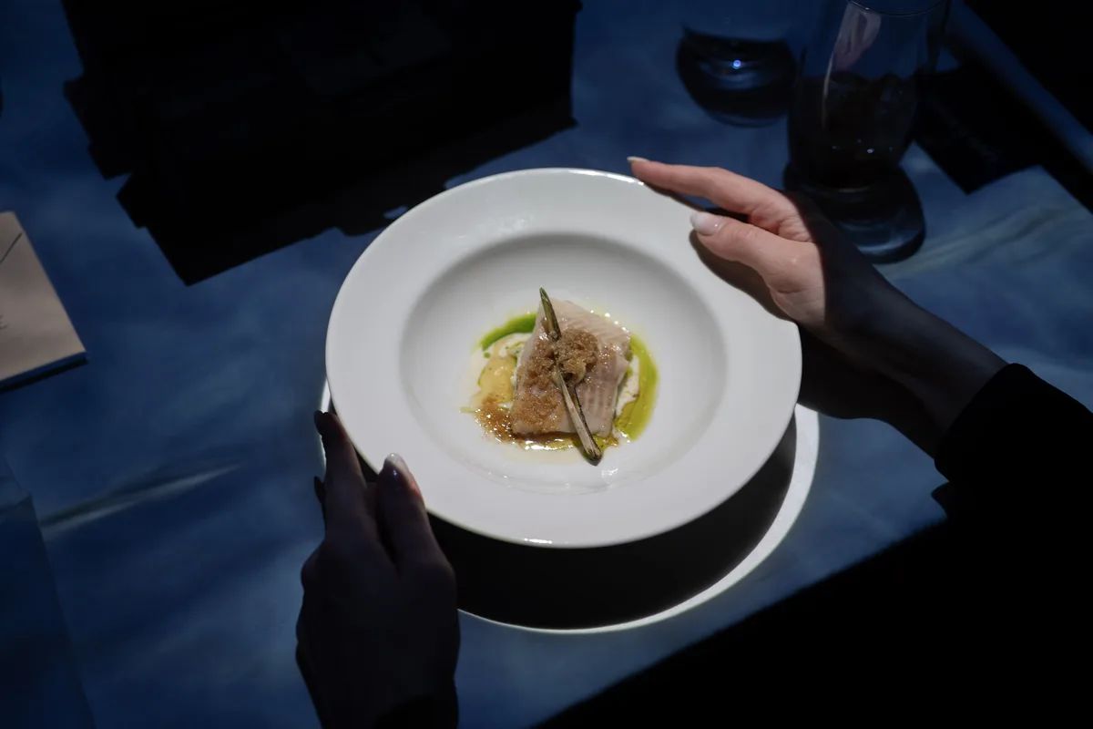 The Magic Table Amsterdam — fine dining course with magical light effects